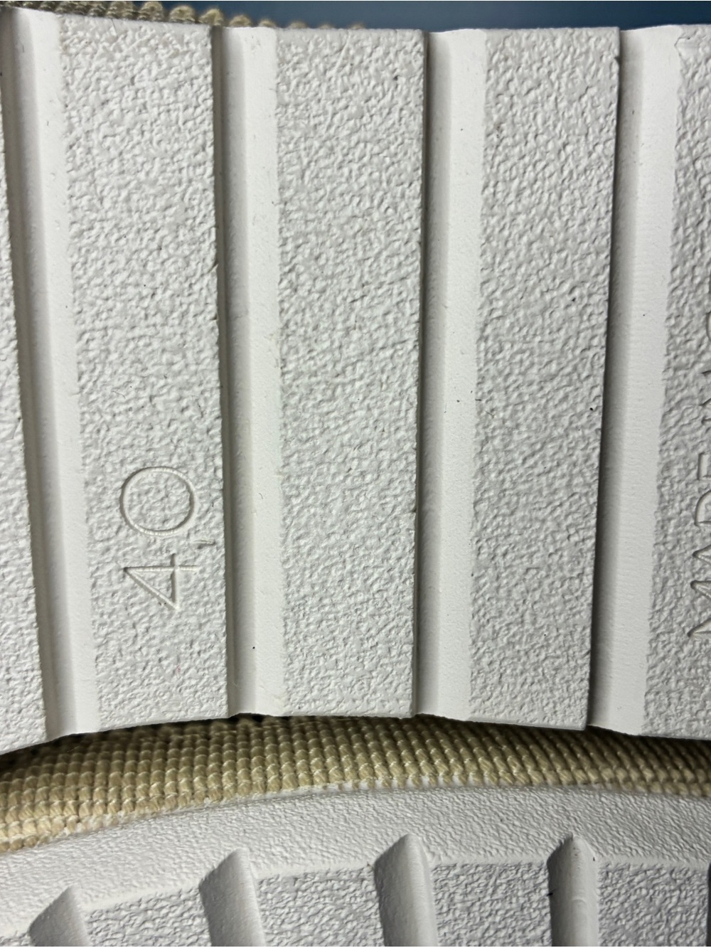 Verbenas White Leather Slip-On Espadrille Loafers - Picture 7 of 8